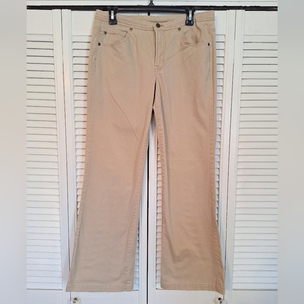 Kim Rogers Button Pocket Khaki Pants Sz 10 *C4 - Picture 2 of 3
